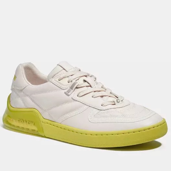 New Coach Men's Citysole Court White Sneakers - Picture 1 of 8